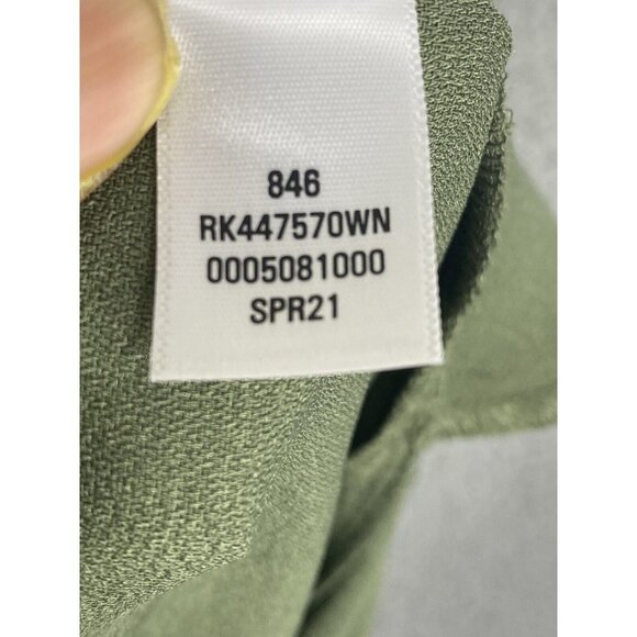 14th & Union Womens Capri Pants Green Pockets Pull On Plus Size 1X - Picture 6 of 8